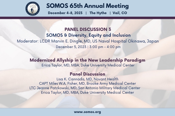 As a civilian, it is extremely meaningful for me to have been invited to address DEI topics with military orthopaedic surgeons at this year's annual Society of Military Orthopaedic Surgeons meeting! #diversityequityinclusion #orthopaedics #leadership