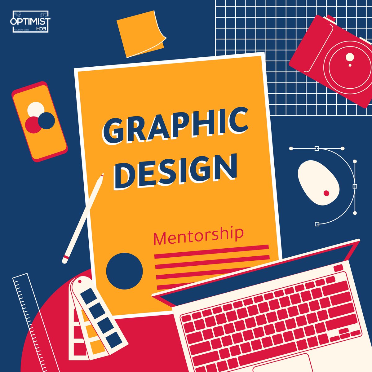 optimis_co's tweet photo. سمعت كتير ع�� مجال "Graphic Design" وحابب تتعلم، أو أول مرة تسمع عنه وعاوز تفهم إيه هو؟

هو مجال واسع جدًا بيشمل رسومات وتصاميم كتير، زي اللّوجو اللي بتشوفه لكل حد بيحط بصمته على شغله، أو التصميم اللي بيشدك تبص على الإعلان، وغلاف المجلة اللي قريتها الصبح، والمنيو اللي طلبت منه أكل https://t.co/tf8D2na9WX