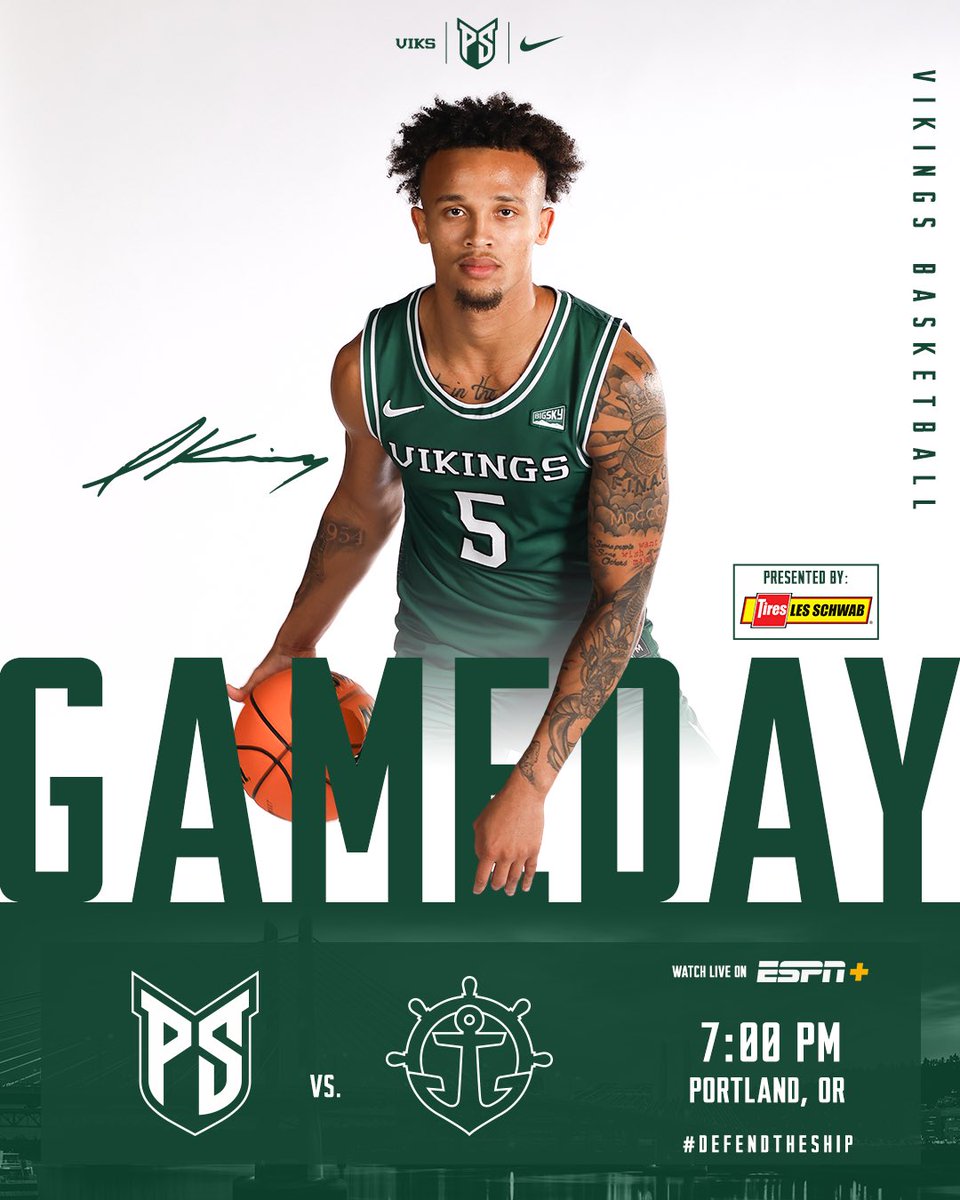 Rose City showdown. 🌹

🆚 Portland
📍 Portland, OR (Viking Pavilion)
🕖 7pm
📺 ESPN+

#GoViks | #DefendTheShip