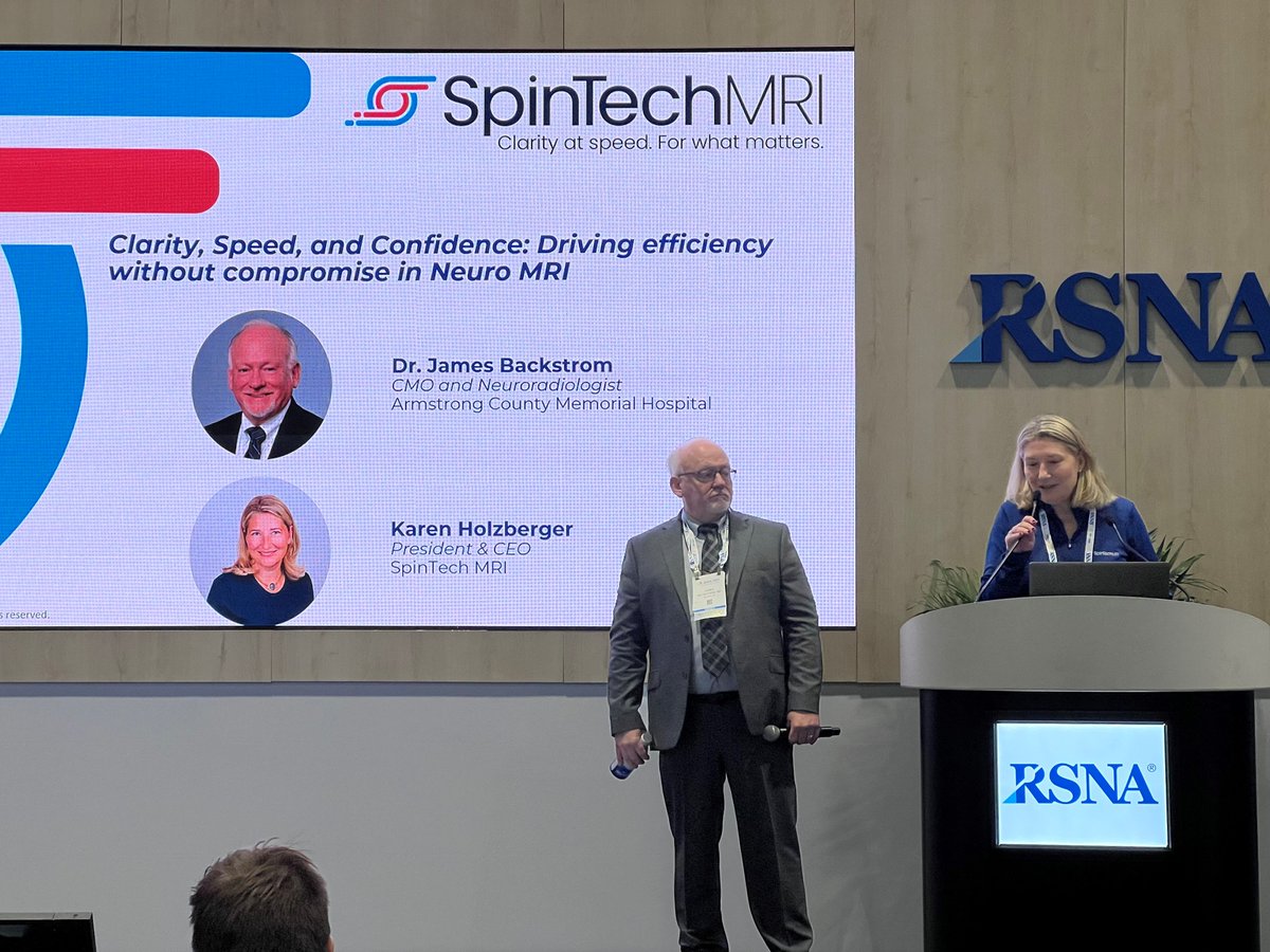 SpinTech MRI (@spintechmri) on Twitter photo Thank you to <a href="/TheImagingWire/">The Imaging Wire</a> for the coverage yesterday on our #RSNA23 Innovation Theater Session! ICYMI - stop by the SpinTech MRI booth (2808) and we'll show you how our STAGE platform is helping #radiology departments drive efficiency with faster image acquisition and Thank you to <a href="/TheImagingWire/">The Imaging Wire</a> for the coverage yesterday on our #RSNA23 Innovation Theater Session! ICYMI - stop by the SpinTech MRI booth (2808) and we'll show you how our STAGE platform is helping #radiology departments drive efficiency with faster image acquisition and