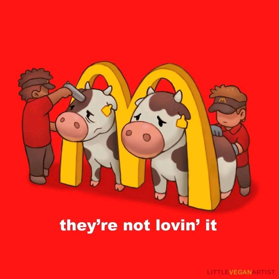 veganpowerful's tweet photo. Who is the fantastic artist behind this? #goveganfortheanimals #govegan https://t.co/fcBQ9Li2Ro