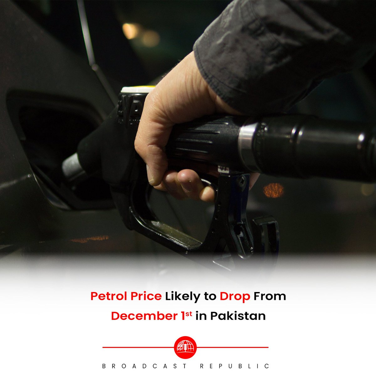 The Oil and Gas Regulatory Authority (OGRA) in Pakistan is considering adjustments to petroleum product prices, with an official announcement expected on December 1st. 

#BroadcastRepublic #PetrolPrices #OGRA #FuelPrice #GlobalOilMarket #PakistanNews