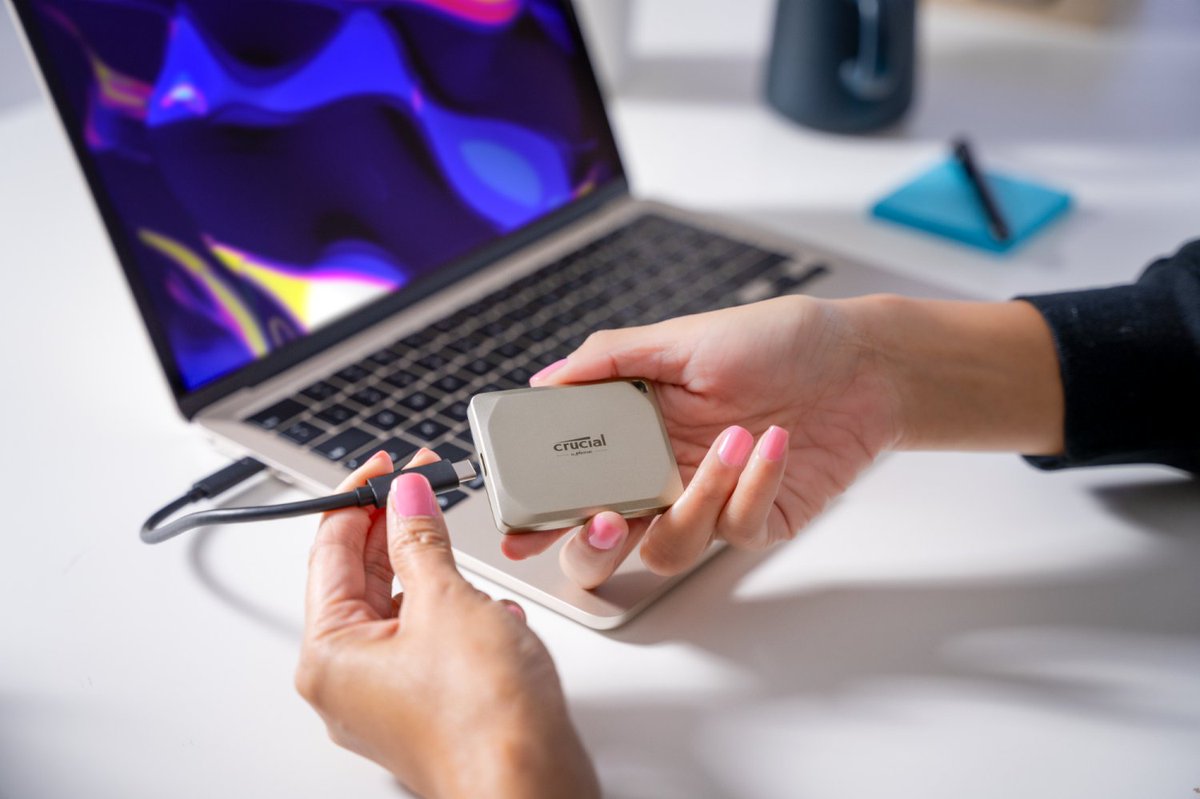 CrucialMemory's tweet photo. Mac users, we got you. 💻 The coveted X9 Pro Portable SSD for Mac is here. 🙌

Check it out 👉 https://t.co/GVFN9s59Ae https://t.co/jOMHns8N2V
