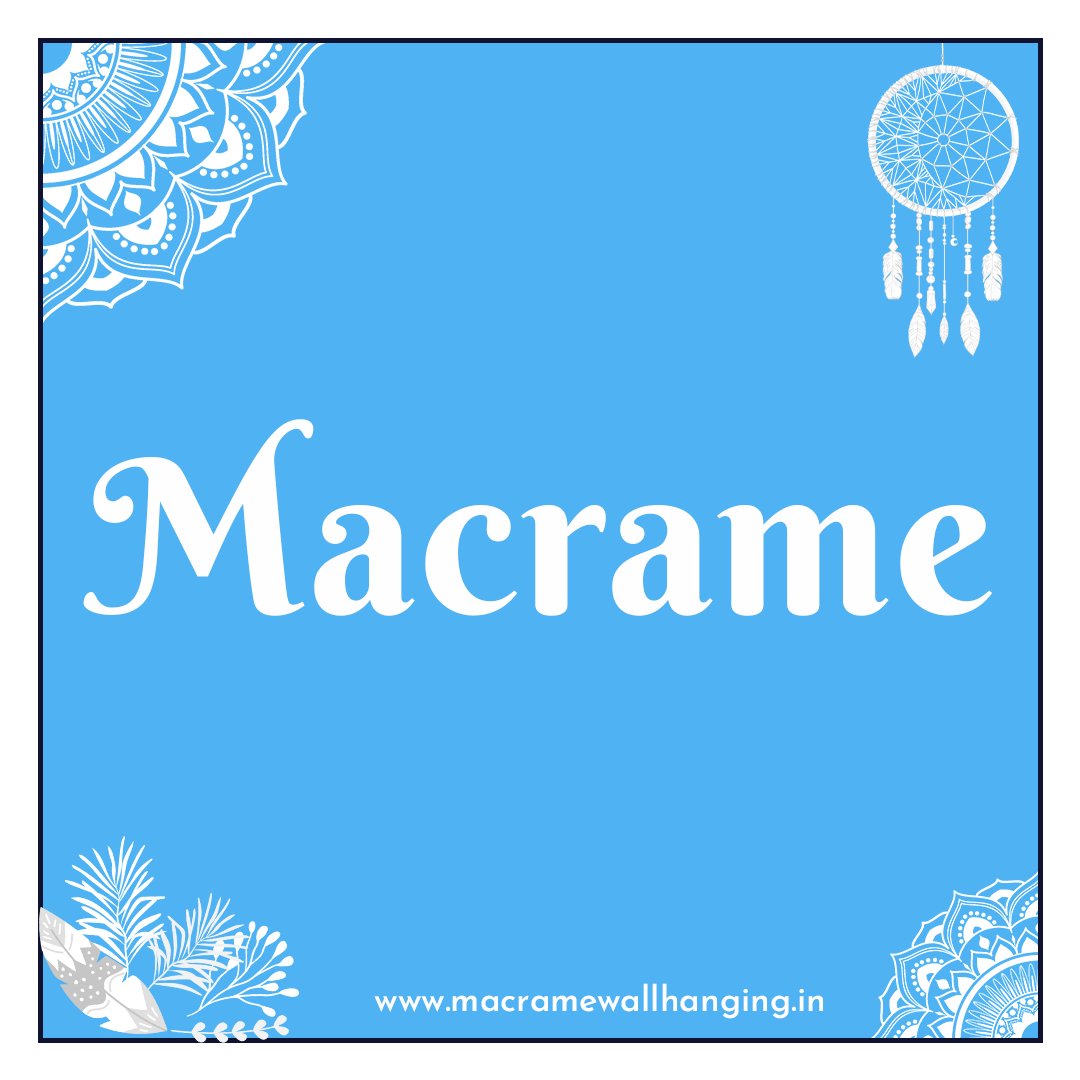 Macramehanging's tweet photo. Dive into the world of #MacraméElegance! 🌟 Explore https://t.co/LCRvYmaj47 for handcrafted wonders that redefine your space. Elevate your decor with the artistry of knots and style. #MacraméMagic #HomeInspo ✨🏡 https://t.co/oBmnQz4rie