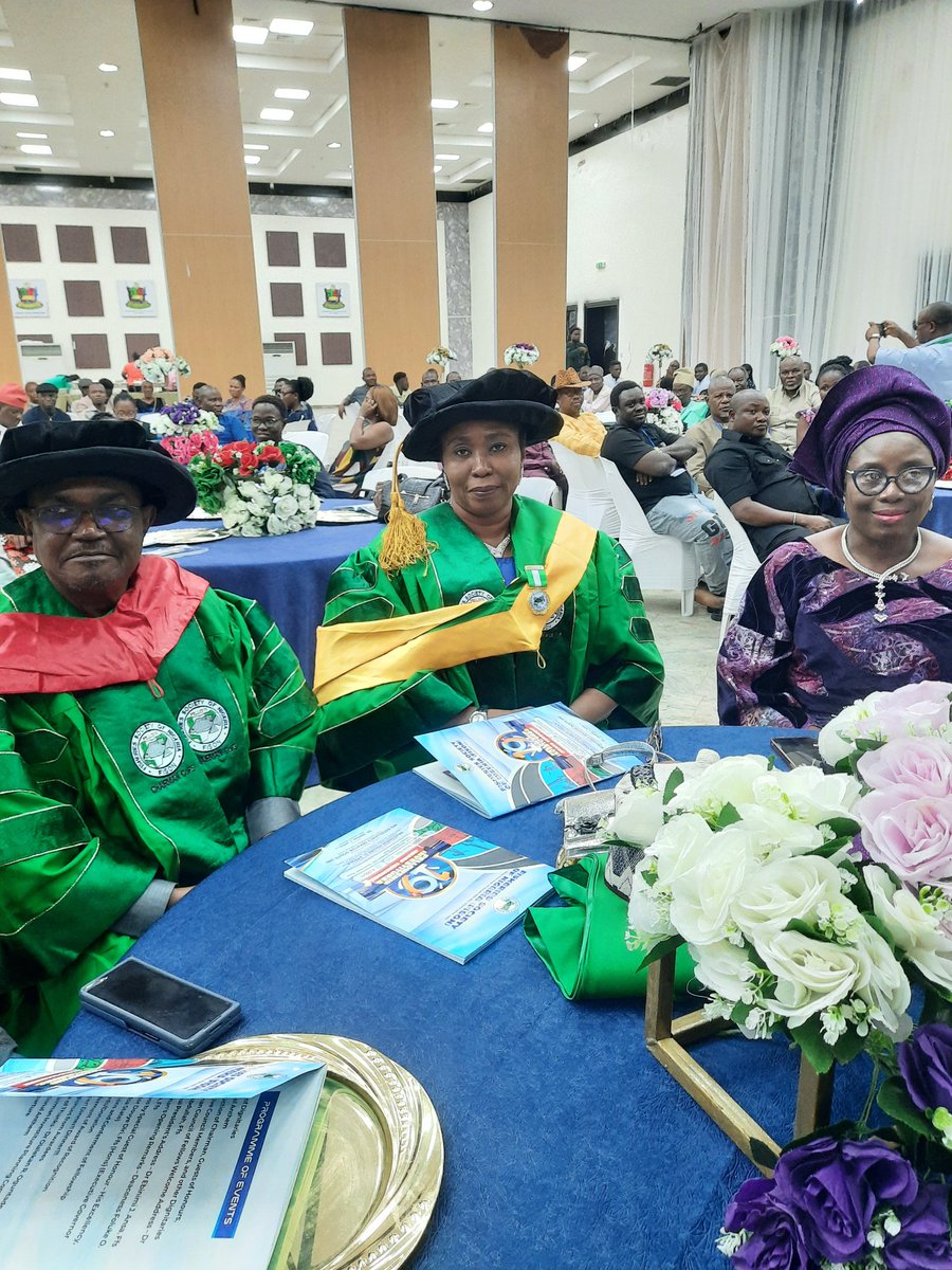 fison_ng's tweet photo. Day 2: #HappeningNow
Fellowship Investiture and Award Ceremony at #Bayelsa2023 The 38th FISON Annual Conference &amp; General Meeting. Present are: His Excellency, Senator Duoye Diri - Executive Governor #Bayelsa State @BayelsaStateGov, President FISON @ebinimiansa,... https://t.co/95xmF1HQin
