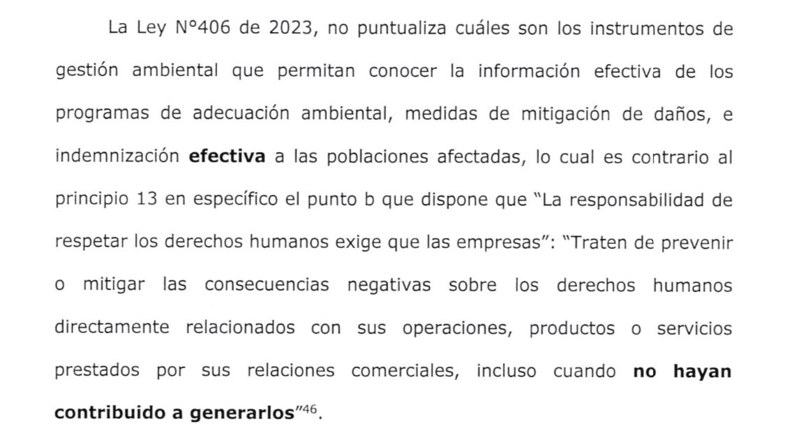 JDVasquezGut's tweet photo. Algunos argumentos de la CSJ:

1. Debió haber licitación.

2. No se tomaron medidas de cuidado ambiental.

3. No se permitió participación efectiva en un proceso que tomó 10 días.

4. El contrato incluye materia extraña al incluir otras concesiones dentro de la minera. https://t.co/dqrVl7WhzW