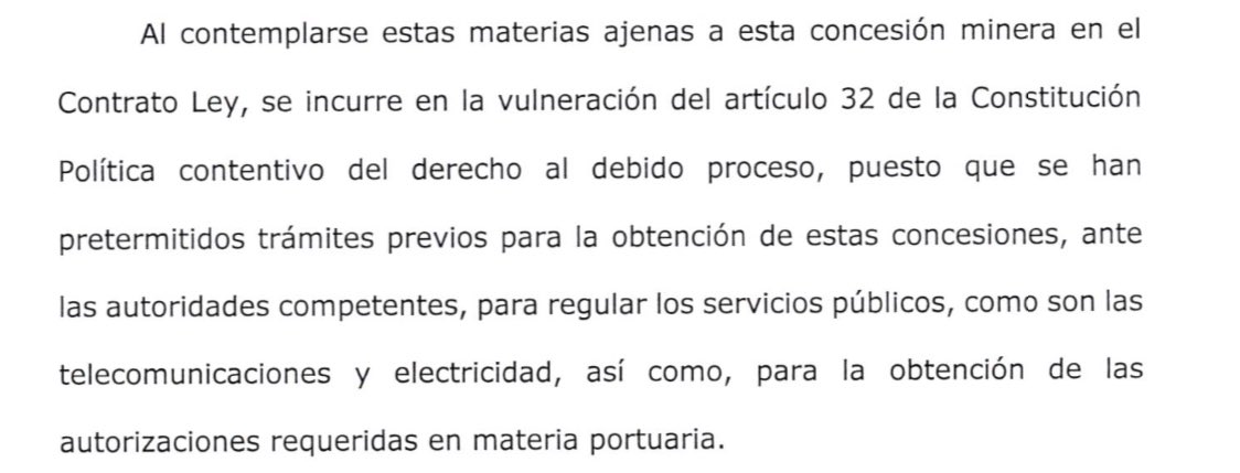 JDVasquezGut's tweet photo. Algunos argumentos de la CSJ:

1. Debió haber licitación.

2. No se tomaron medidas de cuidado ambiental.

3. No se permitió participación efectiva en un proceso que tomó 10 días.

4. El contrato incluye materia extraña al incluir otras concesiones dentro de la minera. https://t.co/dqrVl7WhzW
