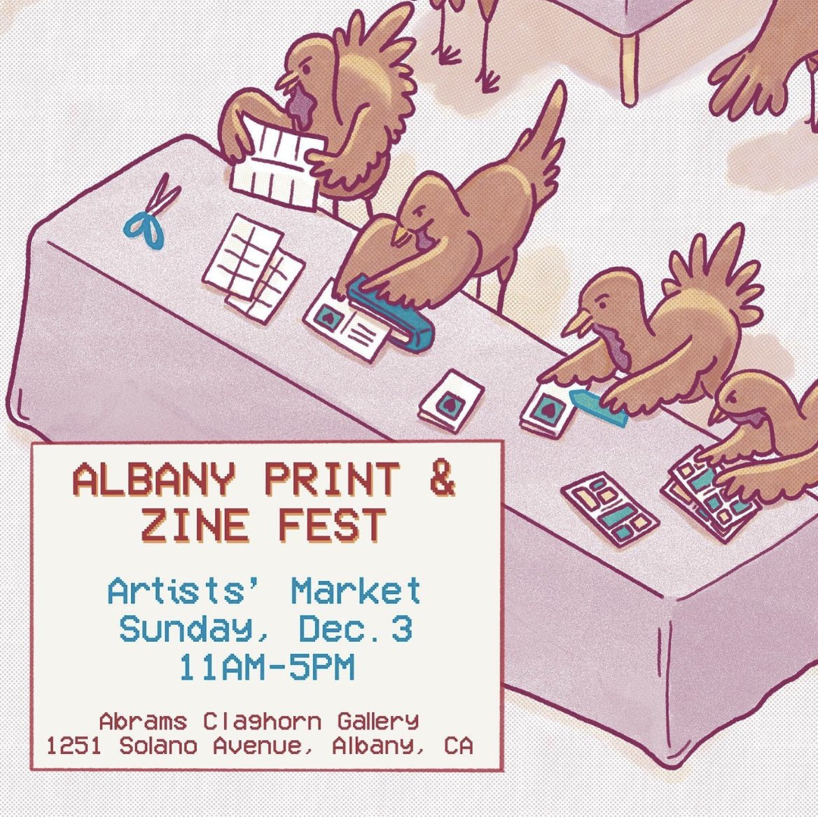 perennial_press's tweet photo. we'll be tabling at two zine fests this weekend! 

see you there?! https://t.co/rheI3JHQQi