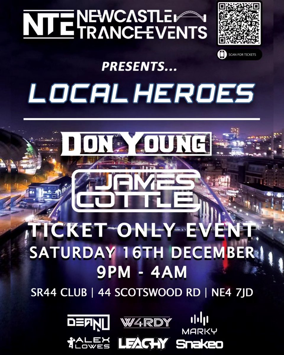 EventsTrance's tweet photo. ➡️IMPORTANT EVENT ANNOUNCEMENT‼️ 

➡️PLEASE READ‼️ 

We are pleased to announce that the exceedingly talented James Cottle will now join our lineup and we can't wait to hear his brilliant trademark Uplifting sound at Newcastle Trance Events ! 

https://t.co/NlhjcMWLAK https://t.co/veU0j9dmos