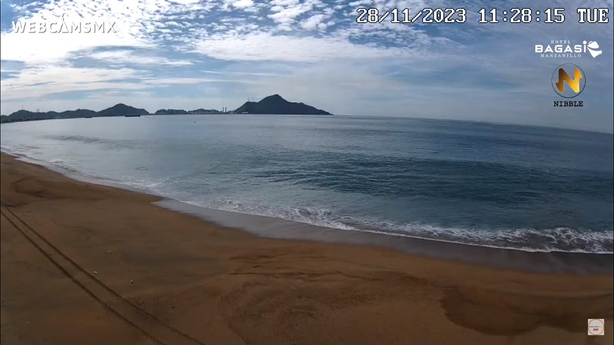 webcamsdemexico's tweet photo. #PlayaAzul, #Manzanillo, #Colima.
Temperatura actual: 30° C.
Sensación térmica: 33° C.
Vista desde Hotel Bagasi.
https://t.co/xShTTI038W https://t.co/gblzFyRSq5