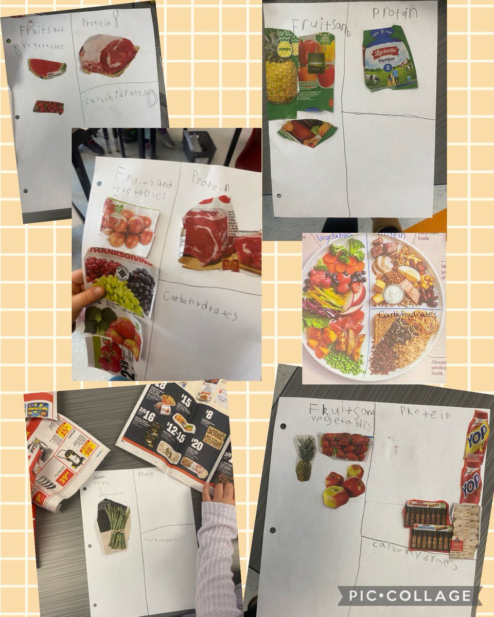 BoisvertOCSB's tweet photo. Wrapping up our healthy eating unit by looking for foods in flyers to sort! @BernadetteOCSB https://t.co/11IpICdSFO