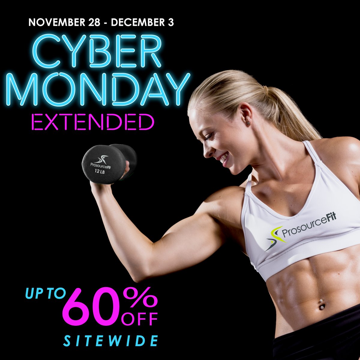 prosource_fit's tweet image. #CyberMonday turned #CyberWeek.

Shop our sale of the most versatile fitness items available at the link in our bio. #ProsourceFit