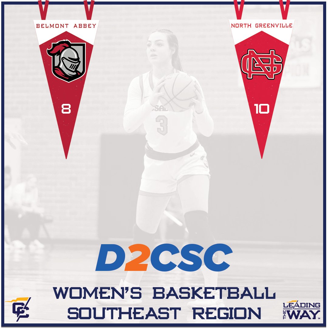 5️⃣ Conference Carolinas men's and women's 🏀 programs are ranked in this week's D2CSC Southeast Region polls!
#LeadingTheWay