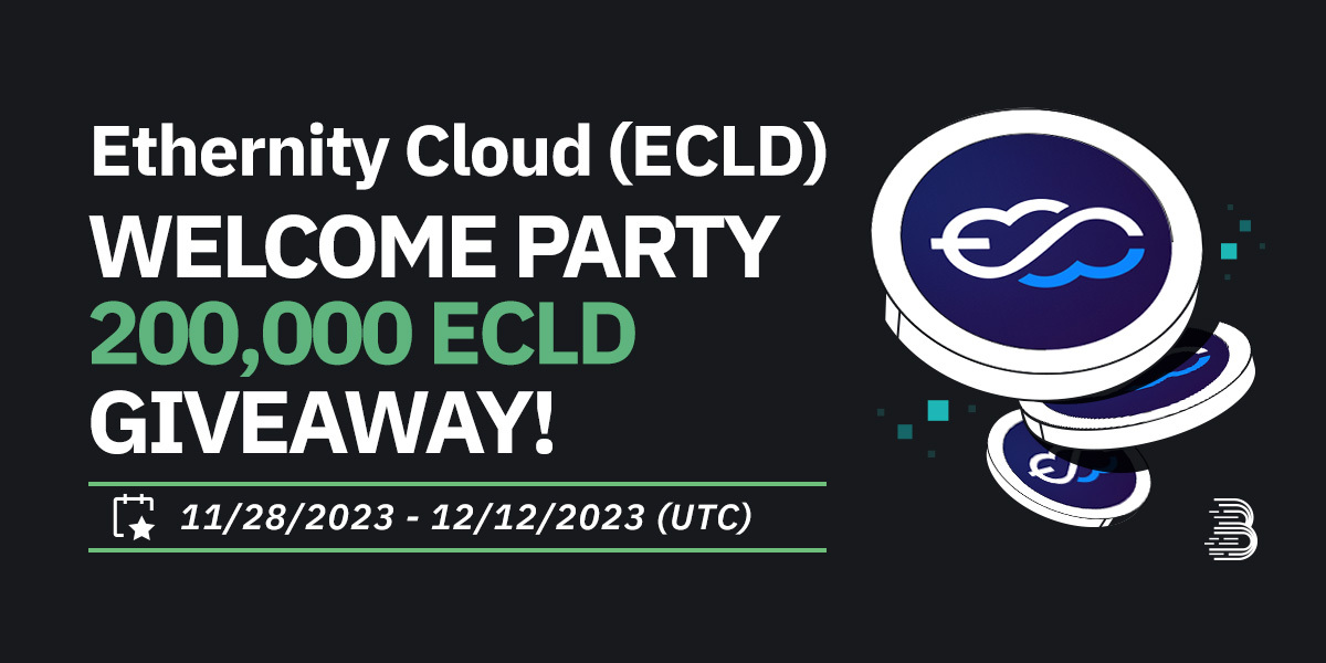BitMartExchange's tweet photo. 🎉 To celebrate the listing of Ethernity Cloud (ECLD)
@Ethernity_cloud, we are having a Welcome Party event with a giveaway of 200,000 $ECLD! 🚀 

🎁Follow @BitMartExchange & @Ethernity_cloud, RT & tag 3 friends to join the celebration and share the rewards! 💖

Learn more: https://t.co/RVnjerjod6

#BitMart #cryptocurrency #CryptoNews