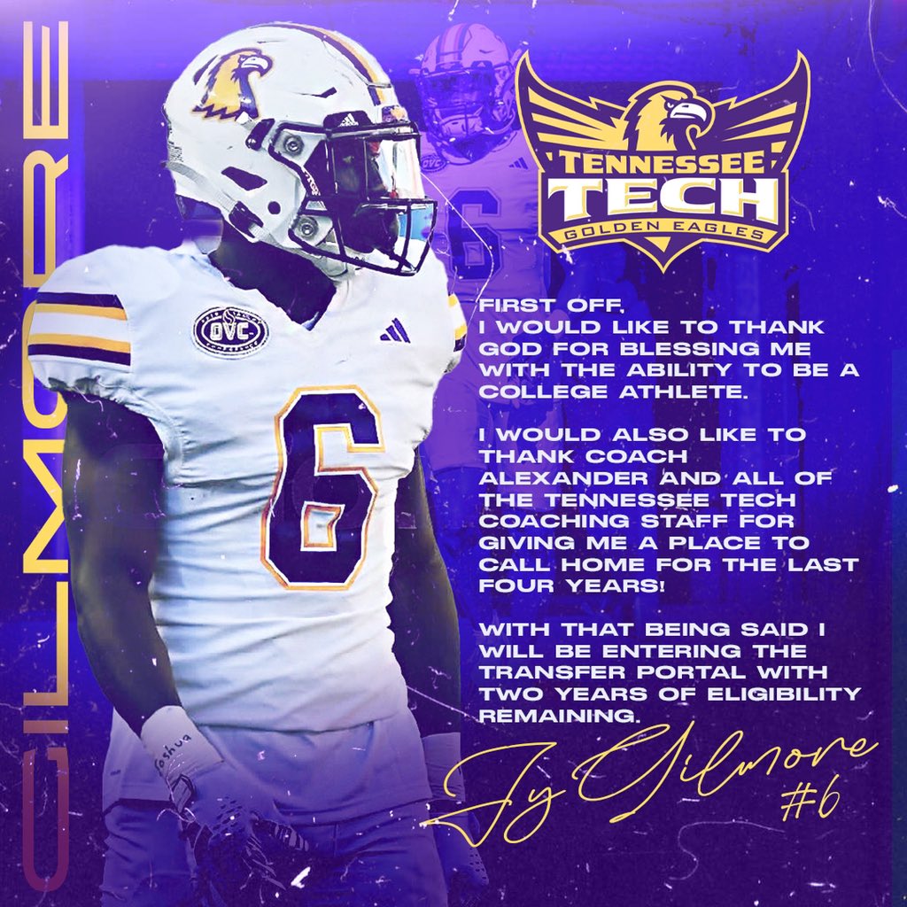 352Jy's tweet image. I am entering the transfer portal with two years of eligibility remaining.