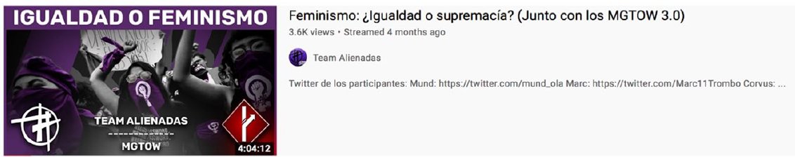 LtAgosta's tweet photo. Aquí tenéis ejemplos de cómo se interconectan con otros hombres y colectivos misóginos:
1 Canal del #TeamAlienadas https://t.co/C1wKbjmNZj