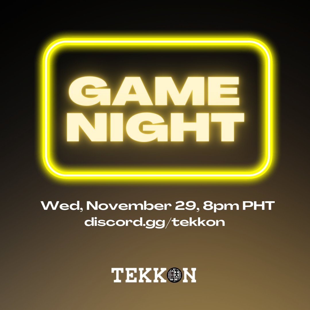 5 Letter name of a Fix to earn app... Get it? of course the answer is TEKKON! we are having another game night and for this time we have a trivia quiz as the game! Be part of our Tekkon Discord Fam and join the fun discord.gg/tekkon See you tonight, citizens! #TEKKON