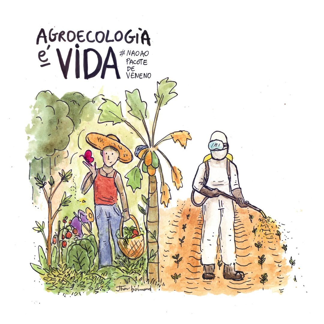 semagrotoxico's tweet photo. O que a gente quer é comida sem veneno. #NãoAoPacotedoVeneno https://t.co/vaz8J9i6Ou