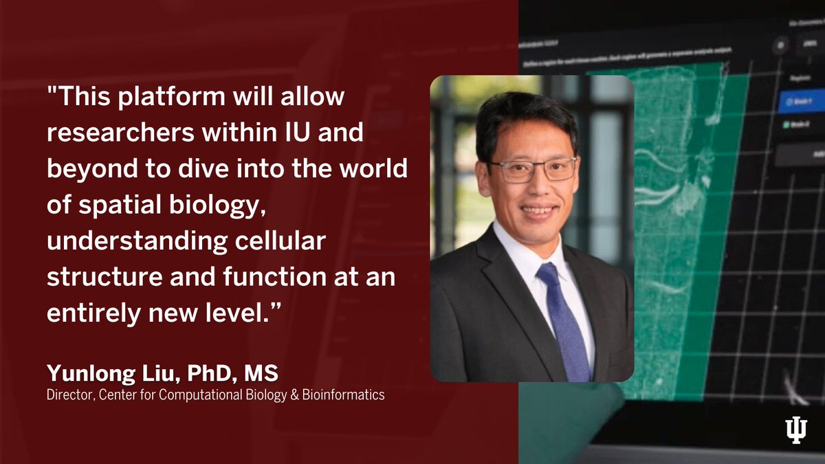 IU School of Medicine (@iumedschool) on Twitter photo The Center for Medical Genomics has recently added the <a href="/10xGenomics/">10x Genomics</a> Xenium to their fleet of instruments to support medical researchers: bit.ly/3N4S4vX
<a href="/GenomicsIU/">IU Center for Medical Genomics</a> The Center for Medical Genomics has recently added the <a href="/10xGenomics/">10x Genomics</a> Xenium to their fleet of instruments to support medical researchers: bit.ly/3N4S4vX
<a href="/GenomicsIU/">IU Center for Medical Genomics</a>