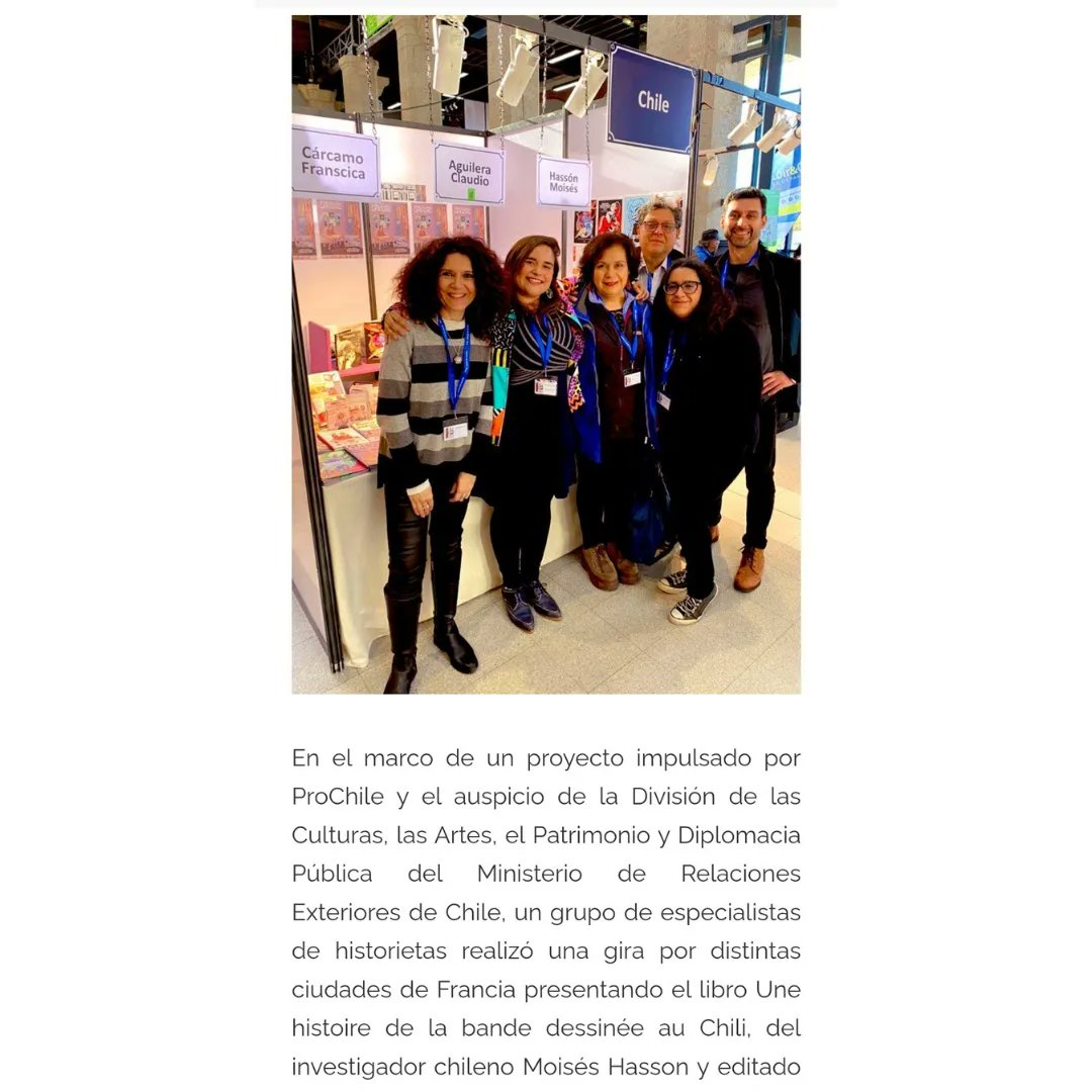 AstarteaE's tweet photo. Escritora ariqueña formó parte de la delegación de autores chilenos que realizaron gira en Francia
🗯️Lee la nota completa en Arica informativa 
https://t.co/vztNtNsvP3

@australynorth
@Cultura_Arica
#Bdchilienne #bdboum #prochile #libros #comics #Historietachilena #chile #Francia https://t.co/OOnUjdGxlZ