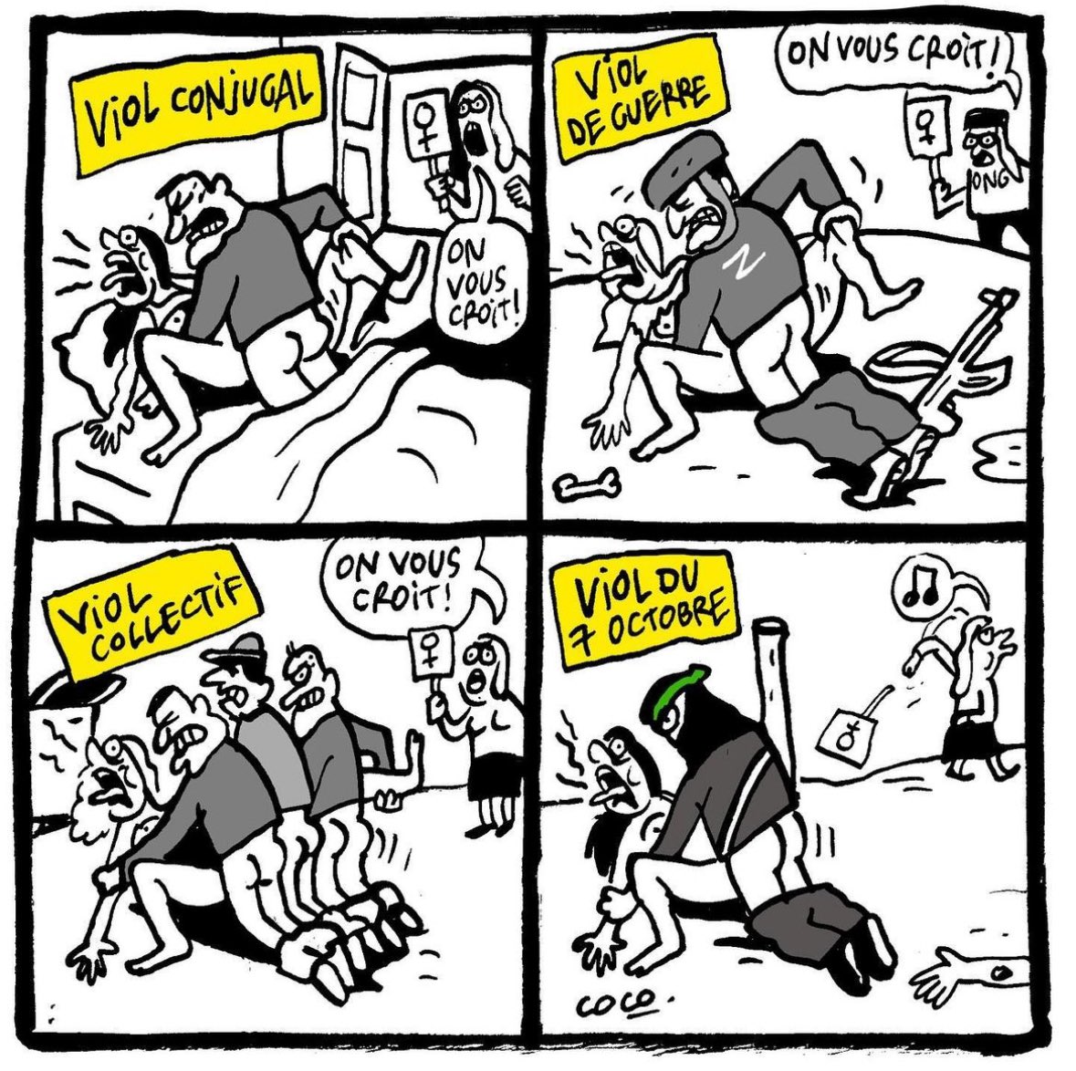 MarcoFattorini's tweet photo. Con un disegnino è più chiaro? (di @cocoboer - Charlie Hebdo) https://t.co/quzutqrcx9