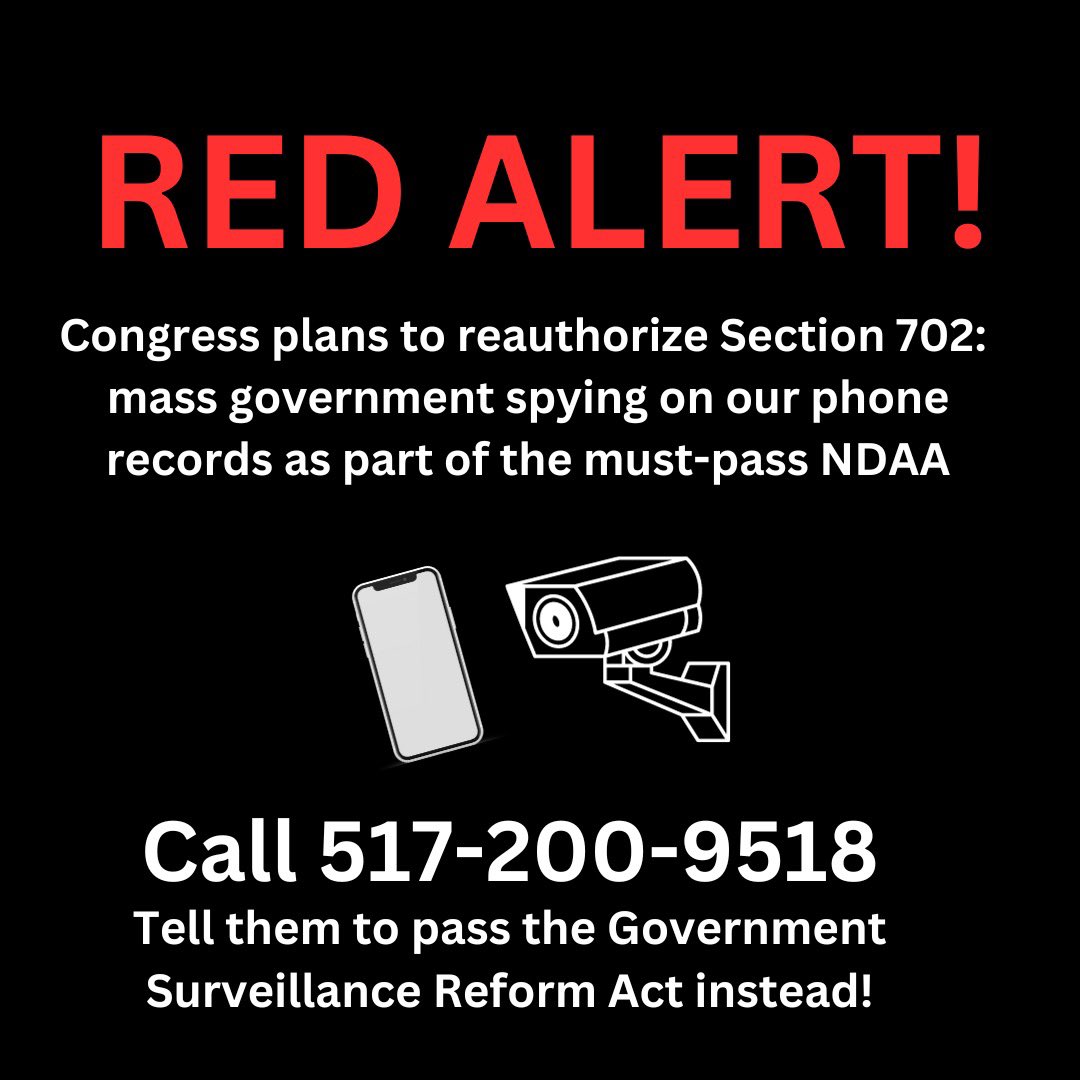 tmorello's tweet photo. They spied on MLK. They spied on the Panthers. They spy on peace activists. They spy on Muslims. They spy on people who like guns. They spy on people who hate guns. They spy on YOU. Pass the Government Surveillance Reform Act @RepJeffries @SenSchumer https://t.co/3jUO3gSDMn https://t.co/9U10bNqlCJ