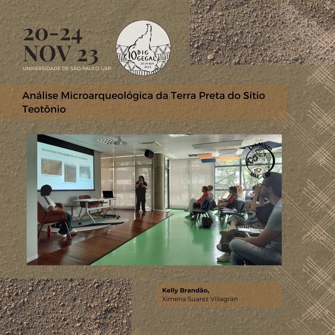 Microarchaeology Lab (MAE-USP) tweet media