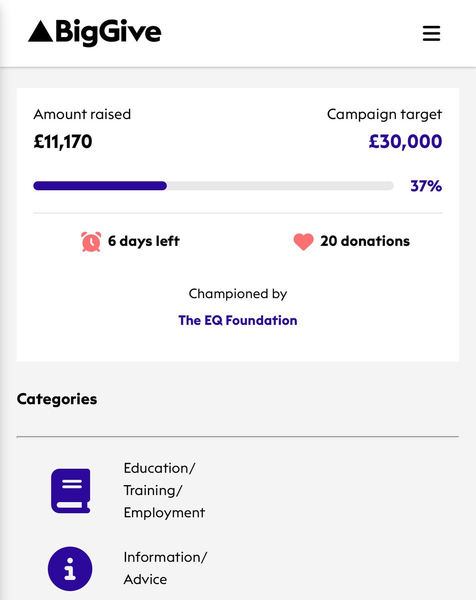 BB_UK1's tweet photo. We are over a third of our way to our target 🥳
Thank you to everyone sharing and donating 💙

Help us get closer to our goal and donate now: https://t.co/7K9ZILDMA2

#ChristmasChallenge https://t.co/Uud7cvVUcy