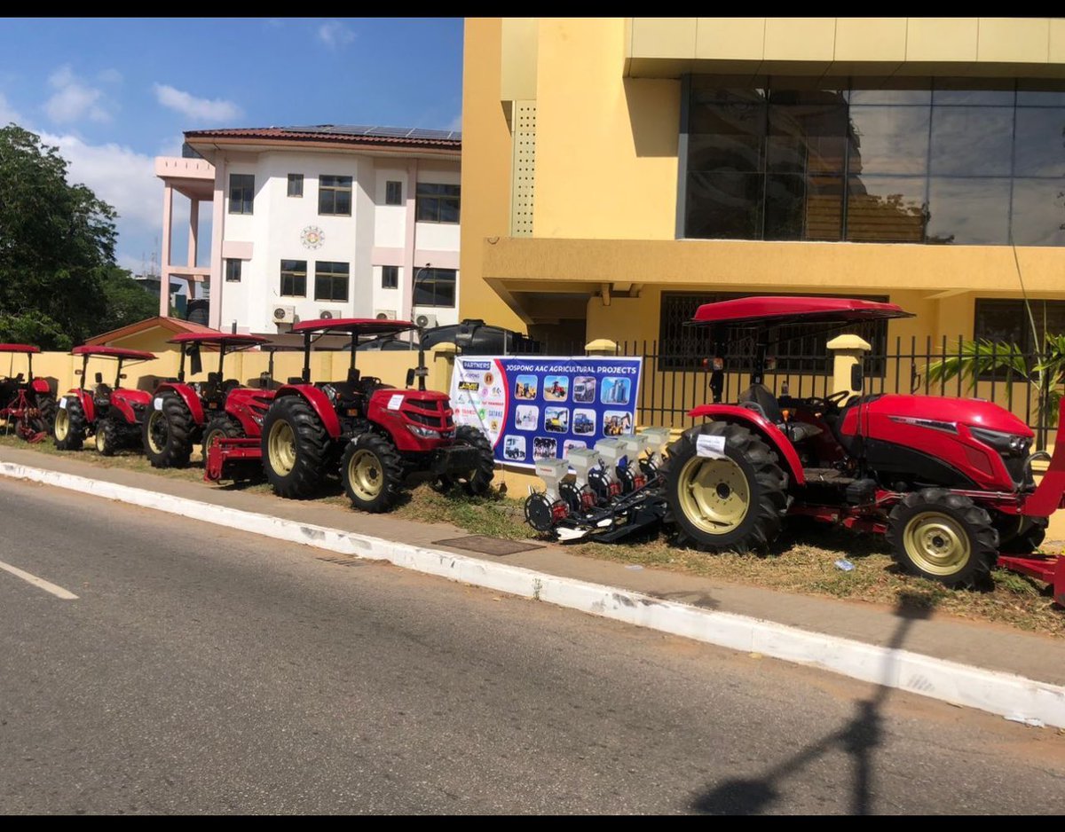 Elevating Ghana's agricultural landscape with visionary leadership. Mrs Adelaide Araba Siaw Agyepong CEO of @AsiaAfricaCons , spearheads progress through cutting-edge agricultural equipment showcased at #AgriFest2023 . 

#LeadershipInAgriculture
#agriinnovation 
<a href="/thejospongroup/">Jospong Group of Companies</a>