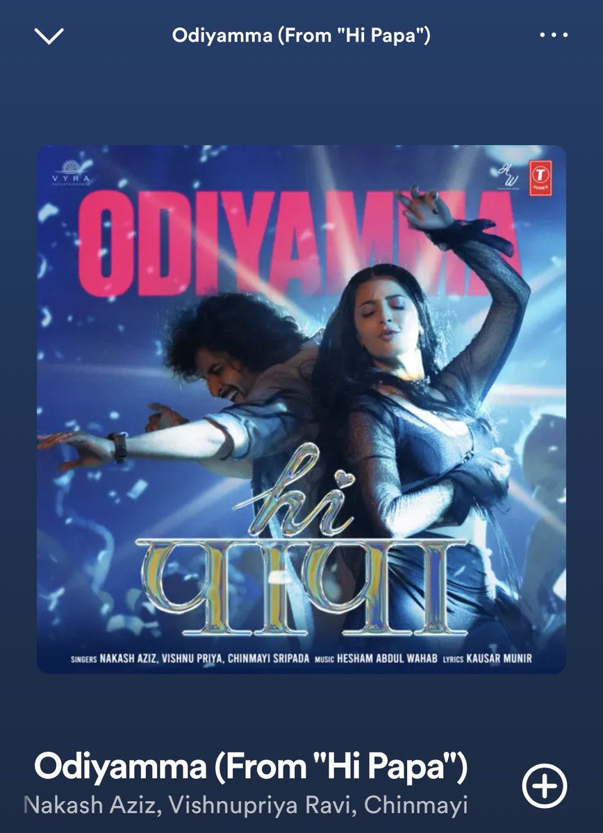Vishnupriya Ravi (@vishnupriyaoffl) on Twitter photo New song alert ‼️
Very excited to share #Odiyamma (Kannada & Hindi) from #HiNanna #HiPapa movie
starring @nameisnani @shrutzhaasan <a href="/mrunalthakur/">Mrunal Thakur</a>
Sung alongside @chinmayisripaada @yazin_nizar <a href="/nakash_aziz/">Nakash Aziz</a> 🌟
Thank you sooo much @heshamabdulwahab New song alert ‼️
Very excited to share #Odiyamma (Kannada & Hindi) from #HiNanna #HiPapa movie
starring @nameisnani @shrutzhaasan <a href="/mrunalthakur/">Mrunal Thakur</a>
Sung alongside @chinmayisripaada @yazin_nizar <a href="/nakash_aziz/">Nakash Aziz</a> 🌟
Thank you sooo much @heshamabdulwahab