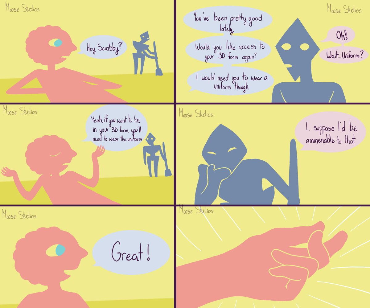 Part 1 of a new #prohibitedwish comic! May update it to #unauthorizedwish as it continues ;)