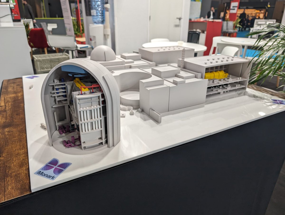 The CANDU MONARK 1000 MW Gen III+ reactor exhibit model views.

Many thanks to <a href="/energybants/">Mark Nelson</a> for sending these to us!

#CANDU 🇨🇦 #NuclearEnergy