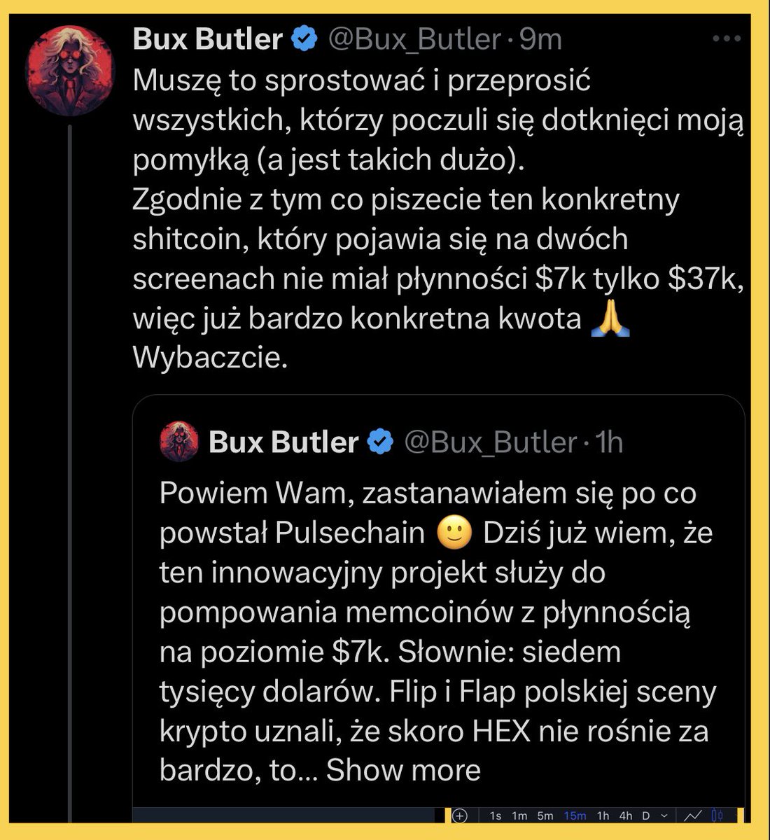 MentalGame55's tweet image. Kolega przeprosił, niby zrobił ponowny research… tyle ze znów się pomylił 🫣

#PINU ma ( w tej chwili ) 74k LP na samym #Phux. Nie 37 jak pisze BUX. 

🔥Tak czy inaczej, mojego profilu oglądał już nie będzie. 💁