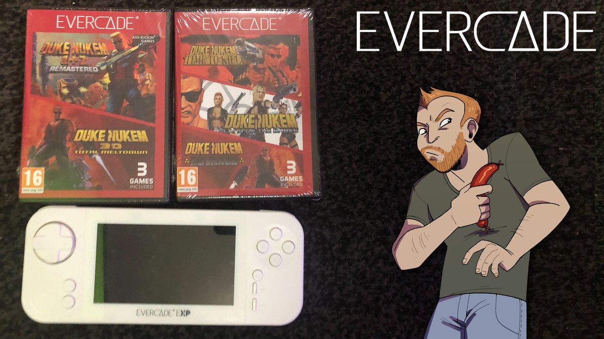 It's time to COME GET SOME! As I finally get to open and play the two new Duke Nukem carts from <a href="/evercaderetro/">Evercade</a>! Watch me kick ass but not chew bubble gum (I'm all out of it) from 6pm GMT here:   youtube.com/watch?v=_SDZ9P… or on twitch.tv/platform32