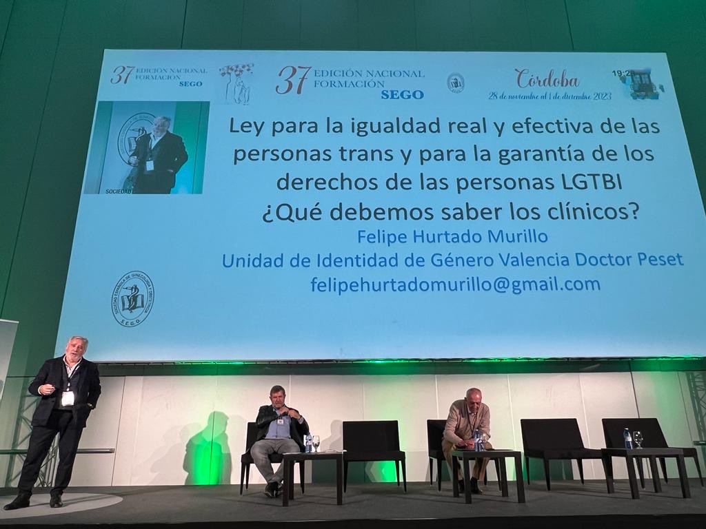 ¿Que deben saber las y los profesionales de la salud de la atención a personas trans? Esta ha sido la propuesta de debate en el congreso español de ginecología y obstetricia en Córdoba