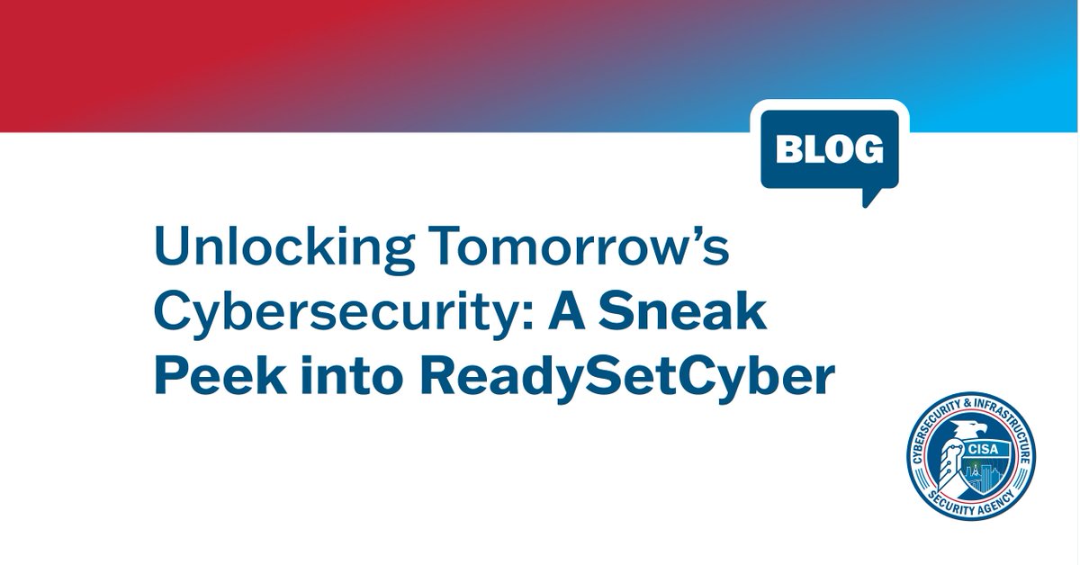 Cybersecurity and Infrastructure Security Agency tweet media