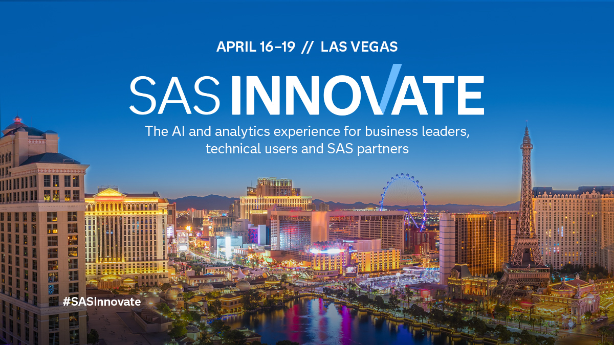 If you are ready to share your expertise—<a href="/SASsoftware/">SAS Software</a> invites you to submit your application to become a presenter at SAS Innovate at the ARIA Resort &amp; Casino in Las Vegas on April 16-19, 2024. Submissions are accepted through December 15 👏. 2.sas.com/6015RBRIl #SASInnovate