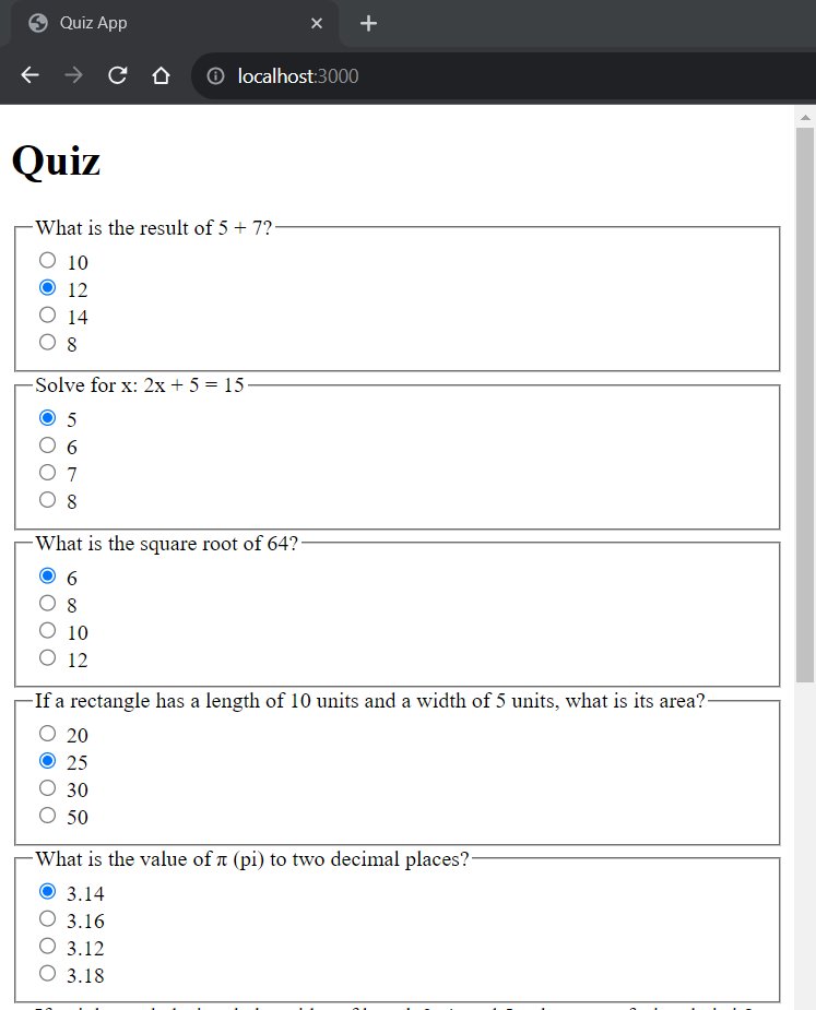 🚀 Just Launched: Node.js Quiz App! 🚀

Excited to share my latest project – a Node.js Quiz App using Express.js and MongoDB! 🌐
Built with Node.js, Express.js, MongoDB, and EJS.
Explored backend development, database design, and dynamic templating.
lnkd.in/dfH678Fd