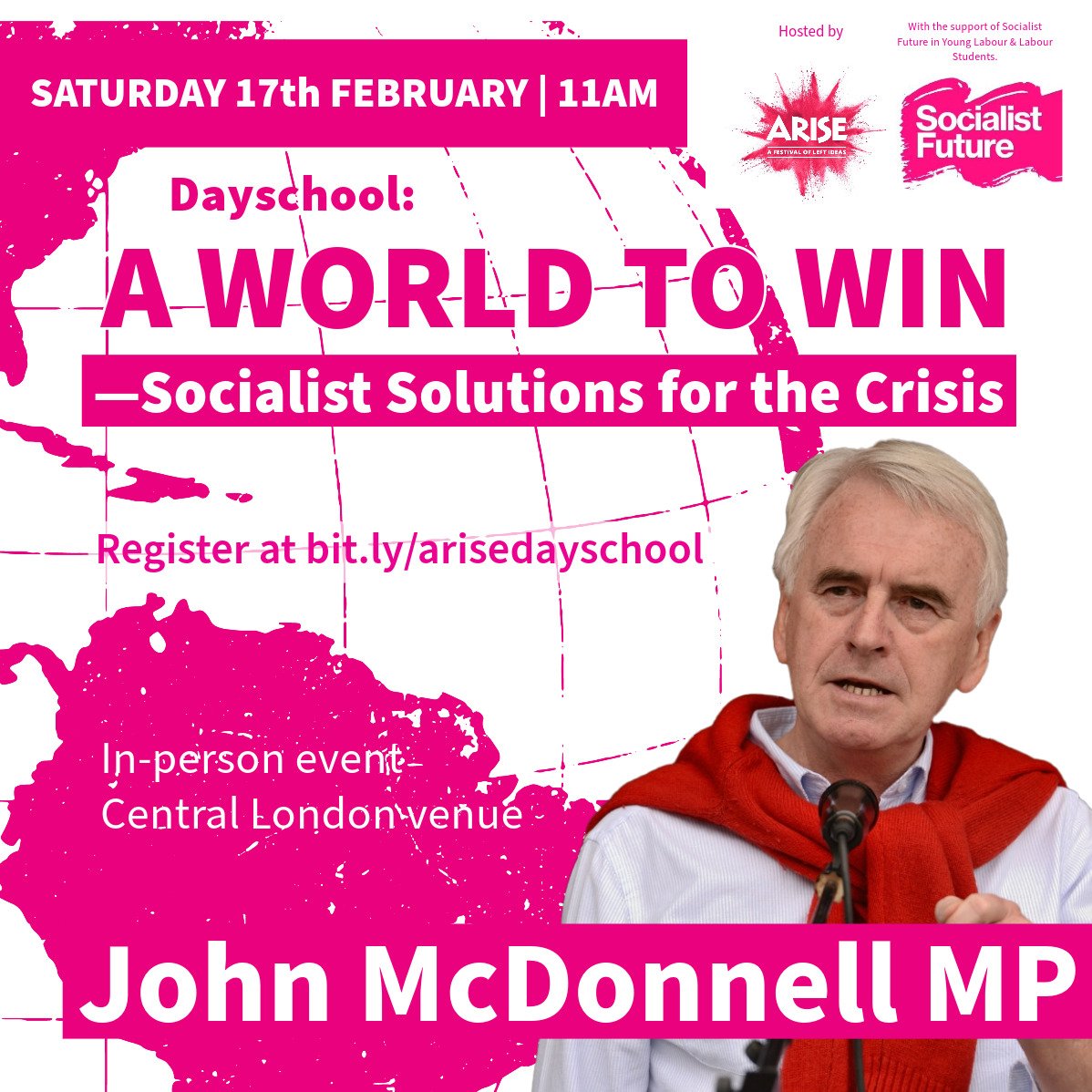 Hear Hayes and Harlington's @JohnMcDonnellMP on building a new wave of resistance to austerity and support for serious economic change as part of the @Arise_Festival's London dayschool, now taking place next February- you can learn more and register here: bit.ly/arisedayschool