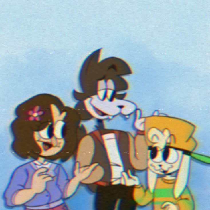 JustJustSAM's tweet photo. Walter:"If you could be ay type of candy, what would you be?"
Rowan:"I'd be a gumball, so I could blow up and float into the sky!"
Rose:"I'd be a gummy bear so I could bounce around and look cute doing it!"
#AoRR #AdventuresofRowanRabbit https://t.co/E3Jo0hQP2n