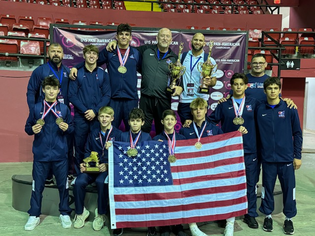 GCASDK12's tweet photo. Grove City Middle School student Chase Karenbauer travelled to Panama City, Panama competed with the U15 USA Team in the Pan American Championships! He competed in both Freestyle and Greco Roman and won GOLD in both!!! Congratulations! Great job!! We are #GCASDproud! 🥇🏆 https://t.co/qrToTLbeDj