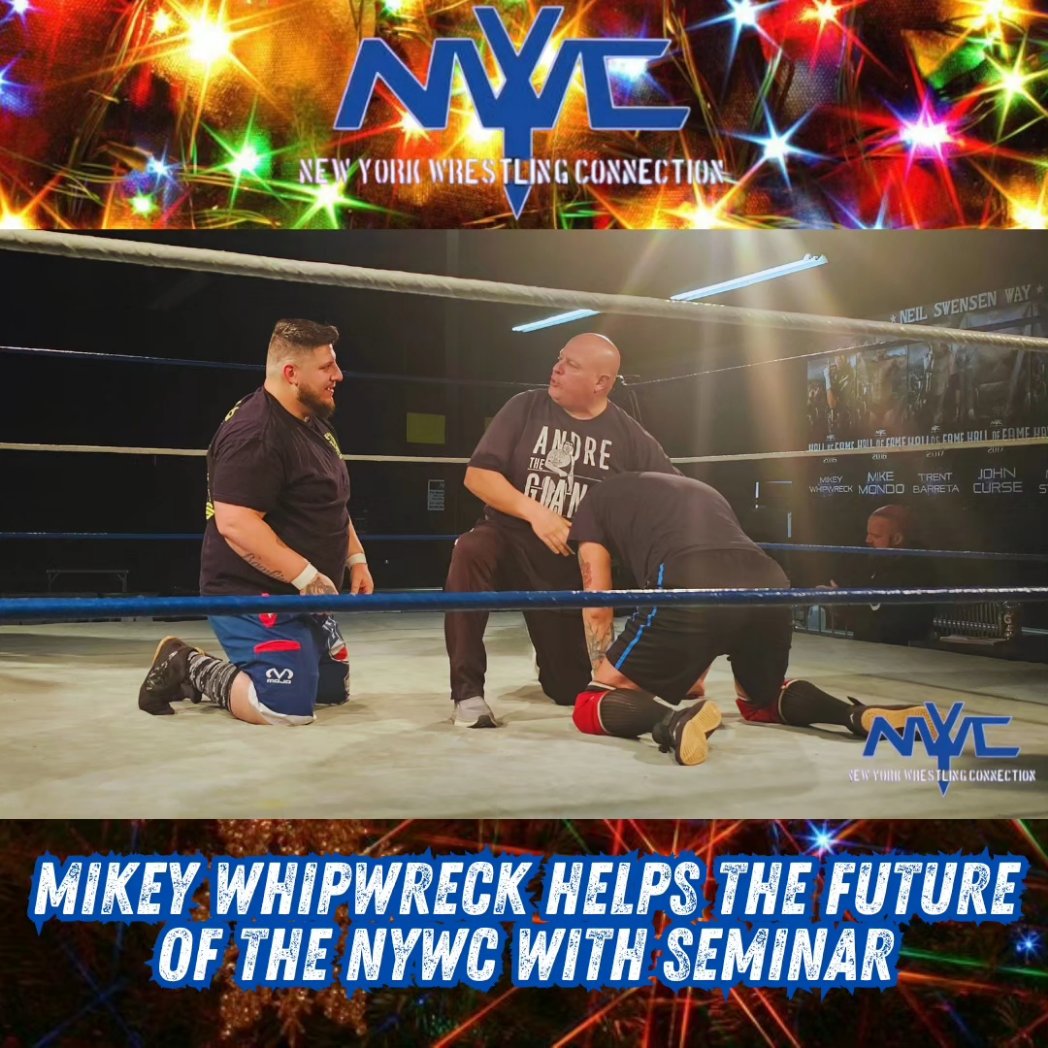 NYWC (@nywcwrestling) on Twitter photo The NYWC would like to thank ECW original and our NYWC Tag Team Champion <a href="/MikeyWhipwreck_/">๐ฅMikey Whipwreck๐ฅ</a> for hosting a seminar this past Sunday at the NYWC Sportatorium. He shared his wealth of knowledge from years of experience to some of our roster members and NYWC training academy students! The NYWC would like to thank ECW original and our NYWC Tag Team Champion <a href="/MikeyWhipwreck_/">๐ฅMikey Whipwreck๐ฅ</a> for hosting a seminar this past Sunday at the NYWC Sportatorium. He shared his wealth of knowledge from years of experience to some of our roster members and NYWC training academy students!