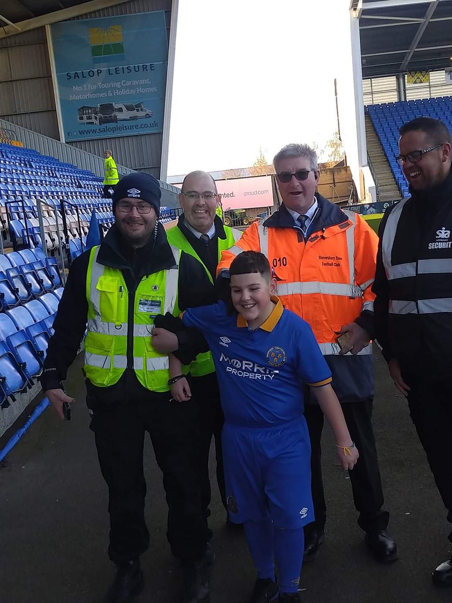 cozz_xo's tweet photo. On Saturday 25th November kai maiden, Year 4 HLC, was mascot for @shrewsburytown with their game against Port Vale. with the great 2-1 result from shrewsbury. @HLC_Primary https://t.co/rkG7oHTbhZ