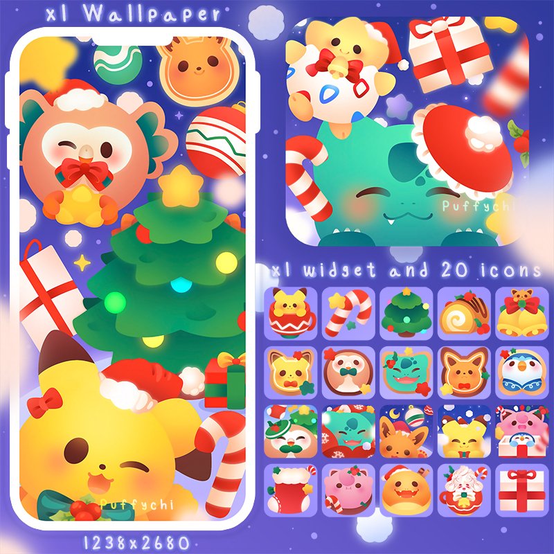Christmas Night phone theme!!🎄
link below *ੈ❅