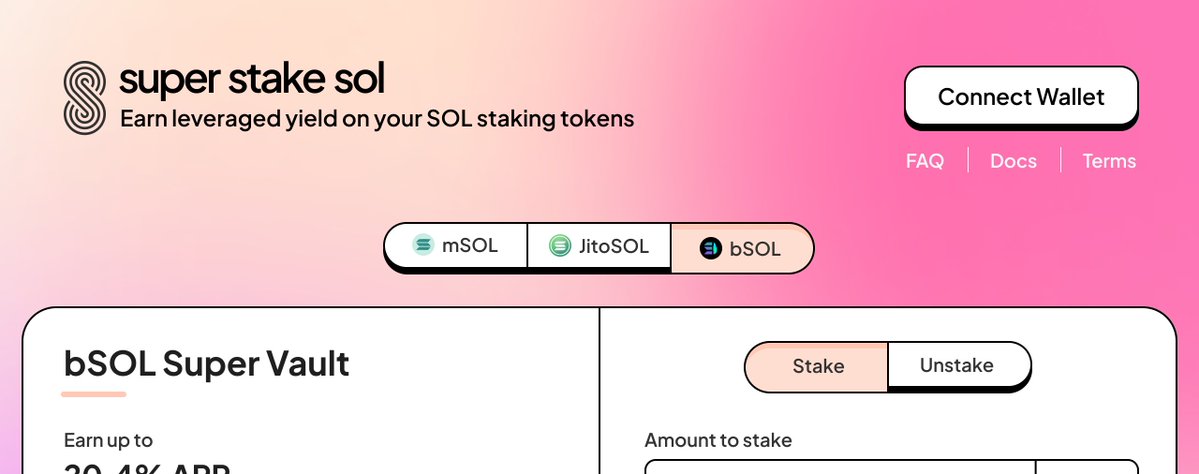 wen super stake for bSOL?? 👀

Tag 3 friends who need to see this 👇