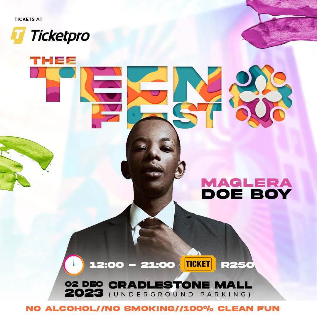Tshepo_Ranko's tweet photo. You’re never too old to be a part of the action. BUT, bring a niece, nephew, son or daughter. Actually, bring a younger cousin if you can. @TheeTeenFest promises you and your youngin mates a GOOD TIME. #TheeTeenFest 
🖇️: https://t.co/UJ7B9MS69y https://t.co/GNdjXFPMJD