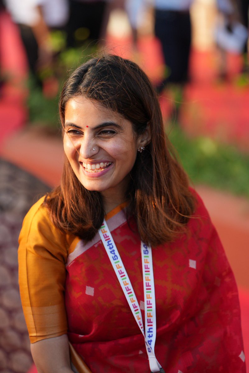 esg_goa's tweet photo. Leading with elegance and vision, Ankita Mishra, CEO of ESG Goa, graces the IFFI 54 closing ceremony red carpet.
A blend of leadership and grace, setting the stage for a cinematic finale 🌟
#IFFI #IFFIGOA #IFFI54 #IFFI54Closing #ESGGOA #AnkitaMishra #RedCarpet #RedCarpetEleganc https://t.co/ph1MGDIjXv