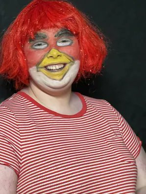 sad_cumdumpster's tweet photo. @JamesMarriottYT my angry birds cosplay  (i don't like angry birds) https://t.co/28skyoy6VD