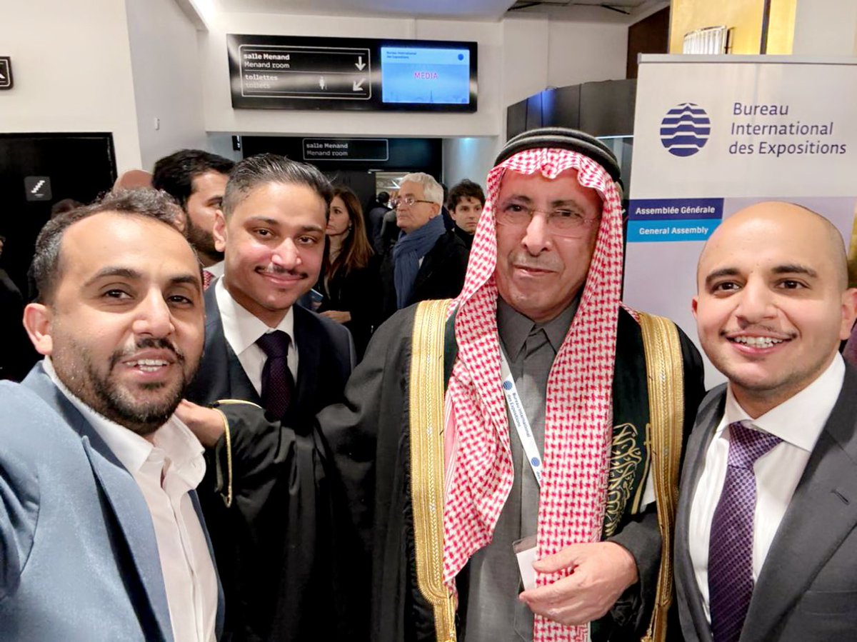 a_aalkassem's tweet photo. ولأول مره من 20 سنه دولة تفوز في #اكسبو من الجولة الأولى 🔥 
بعزيمة سمو سيدي الأمير محمد بن سلمان أحلام تتحقق.. مستحيل يتحّول لواقع.. وواقع أجمل من الخيال 😍
عمار يالسعودية 🇸🇦❤️

#مرحبا_بالعالم_في_الرياض
#RiyadhExpo2030 https://t.co/S3kUq4bCAG