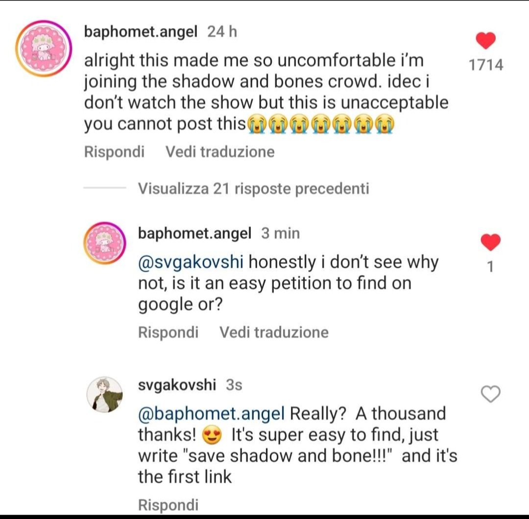 Ren161016's tweet photo. #NotJustGirls #SaveShadowAndBone #SixofCrowsSpinoff we love supportive viewers https://t.co/cAAuSivY7o